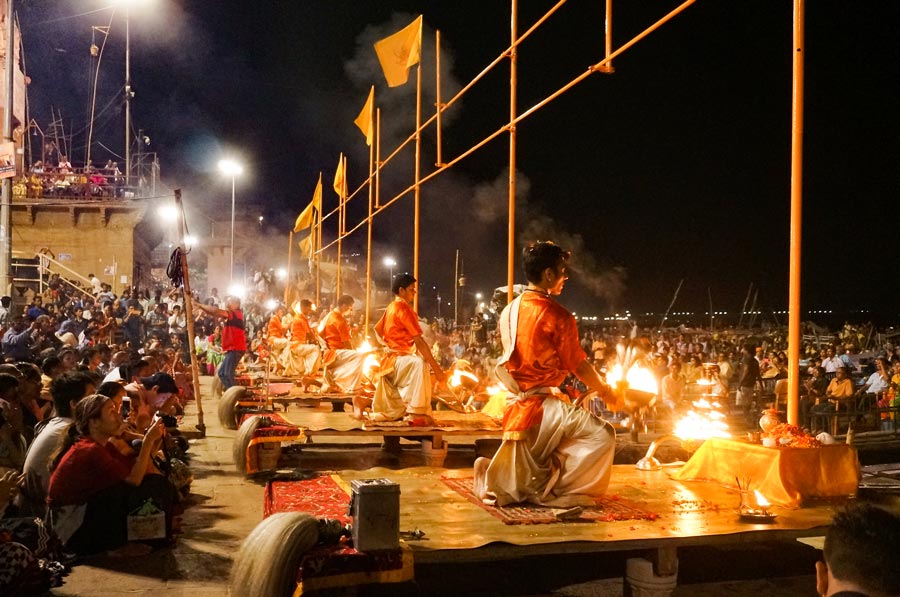 Ganga Aarti Cultural Event Kashi Varanashi | Aarambhtv